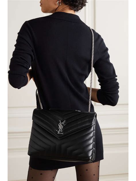 Saint Laurent Loulou Medium Crossbody in Quilted Leather